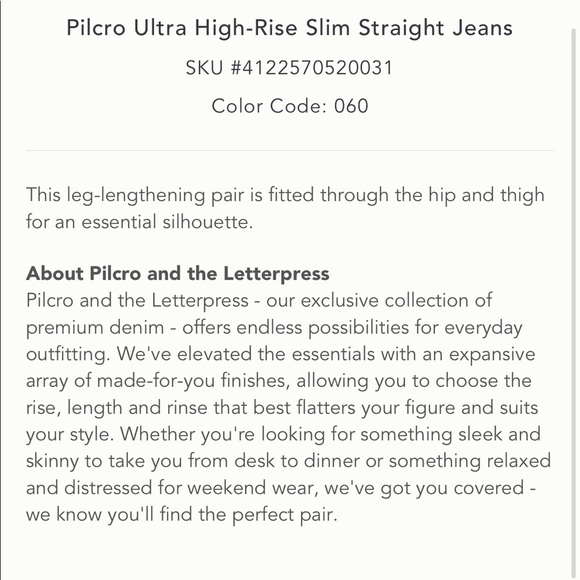 PILCRO and Letterpress jeans ULTRA HIGH-RISE - Picture 6 of 13